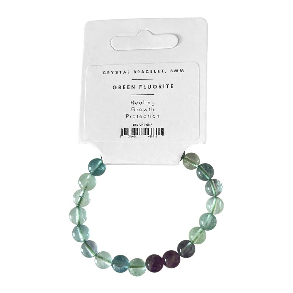VIE Crystal Bracelet, 8mm, Green Fluorite