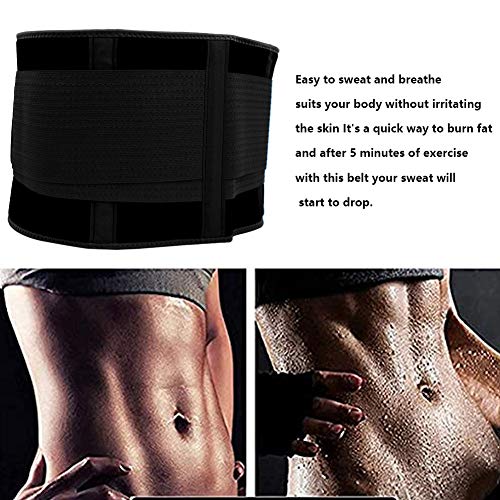 Faja lumbar deportiva ajustable de malla transpirable miniatura 5