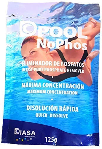 Well2wellness 1 x Pool Algae Remover/Antiphosphat Nophos 125 G - Prevents Algenbildung in Swimming Pool