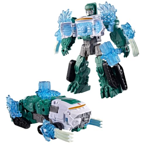 Transformers CYBERWORLD Ultimate Cyber Changers Energon Surge, Figurine Autobot Hound, Conversion Rapide au Mode Camion, Robot Jouet pour Enfants, dès 6 Ans