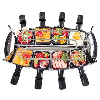 Grill Teppanyaki-Grills Elektrischer Teppanyaki-Tischgrill, BBQ-Grillplatte für den Innen- und Außenbereich, Partygrill… – Bild 3