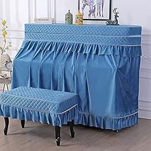 Piano Cover Rechtop Elektronische Piano Toetsenbord Cover Universele 148-153 cm Europese Stijl Prinses Elegante Franjes…