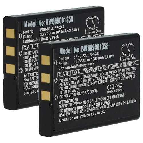 2x Batteria ricaricabile per radio, walkie-talkie, radio CB | Ogni cella della batteria è testata