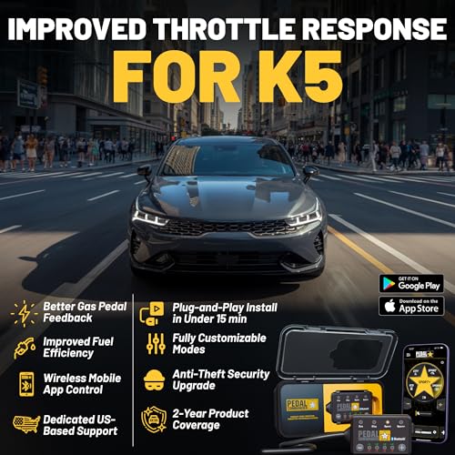 Image of PEDAL COMMANDER for KIA K5 2021-2026 Throttle Response Controller - Plug-and-Play, 4 Driving Modes, Throttle Controller Performance Parts, App Control, K5 Accessories