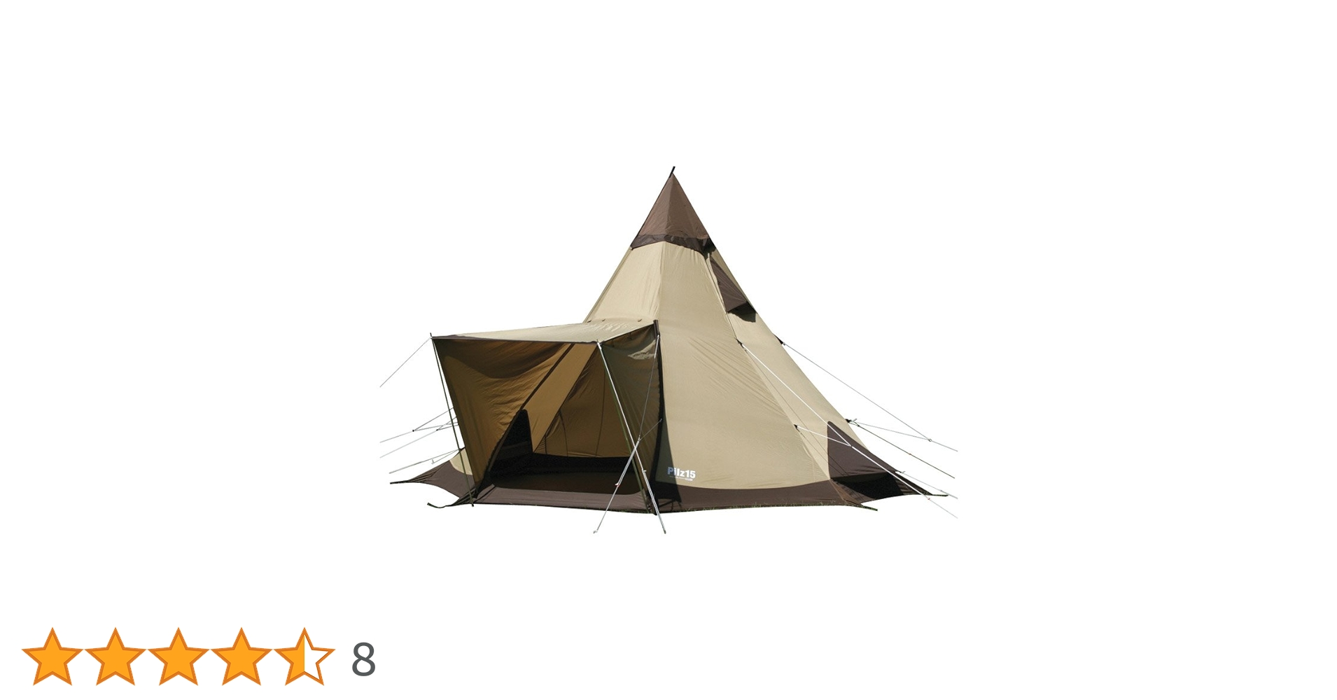 Amazon | ogawa(オガワ) テント ピルツ15-2 [ 8 人用] レッド×サンド