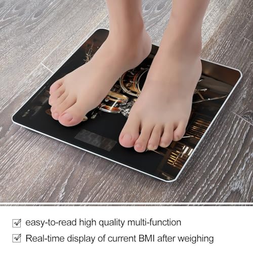 Báscula digital de baño con plataforma de vidrio templado miniatura 5