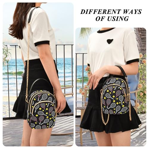 Image of MCHIVER Golf Crossbody Bag for Women Cell Phone Purse Wallet with Removable Chain Shoulder Handbag