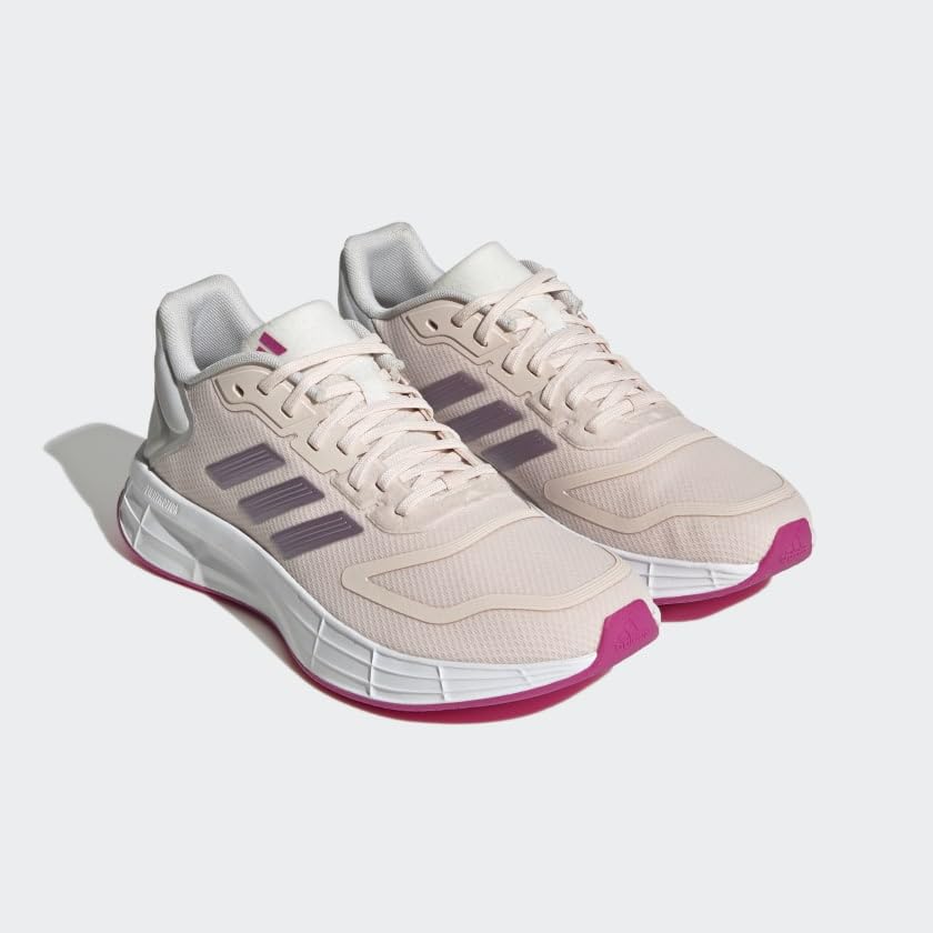 Image of adidas Women's Duramo 10 Running Shoe, Wonder Quartz /Matt Purple Metallic /Lucid Fuchsia, 12