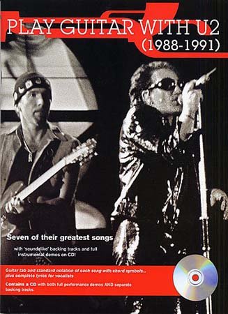 Partition : U2 Play Guitar with 1988-1991 (+ CD)