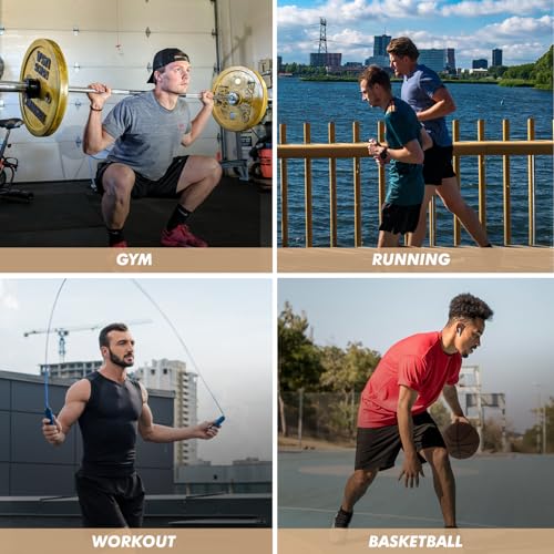 Basketball Gym Mens Shorts with Zipper Pockets - Quick Dry Lightweight Athletic Workout Running Casual Shorts for Men4