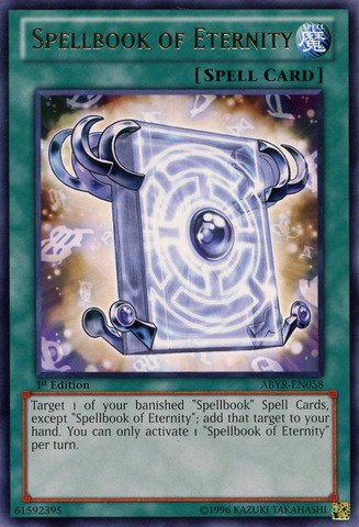 Amazon.com: YU-GI-OH! - Spellbook of Eternity (ABYR-EN058) - Abyss Rising -  Unlimited Edition