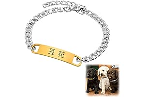 Z23Z Dog Collar, EngravedTitaniumSteel Lost Pill Label for Small Dogs, Medium Dogs,...