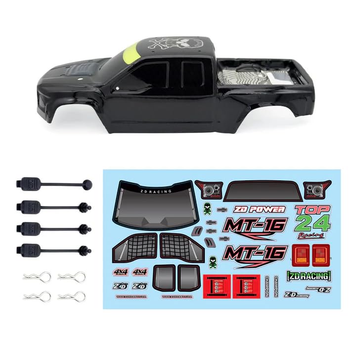 RC Brushless Truck 1/16 PC Car Shell, 1PCS MT-16