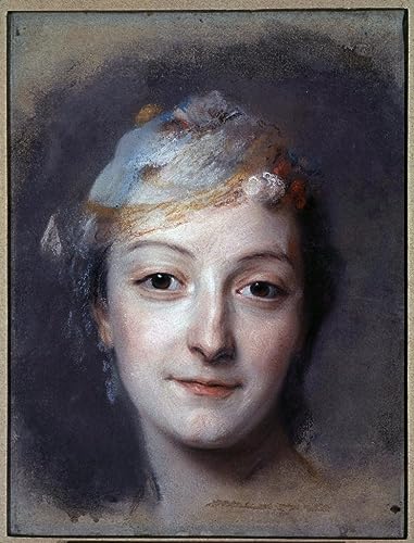 Imagen de lienzo SERENDIPITP del Retrato de Mademoiselle Marie Fel para salón en 60x90cm
