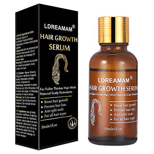 Hair Growth Serum,Hair Growth Treatment, Hair Growth oil,For Hair Loss, Dry, Damaged Hair, Promotes Thicker, Fuller and Faster Growing Hair, For Women Men With Thinning Hair Loss Serum