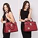 Women Handbags and Purses Fashion Satchel Work Tote Bags Top Handle Shoulder Purses with Matching Wristlet