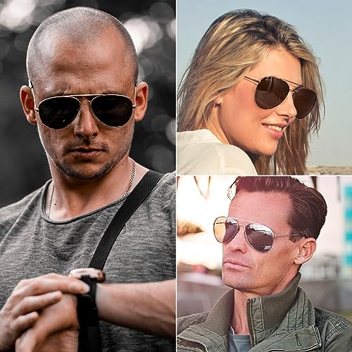 MAXJULI XL Size Extra Large Polarized Sunglasses 148 MM for Big Wide Heads Men Metal Glasses 88142