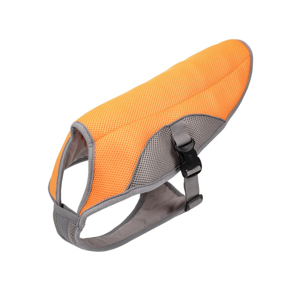 Gilet refrigerante leggero per cani, di medie e grandi, per attività all'aperto, escursioni, allenamento, previene i colpi di calore nei cani, giallo, XXL