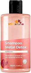 Beleza Ruiva – Shampoo Metal Detox Essenciais 350ml | Antimetais com Ácido Lático e Rosa Canina | Limpeza Suave, Proteção da Cor e Brilho Intenso