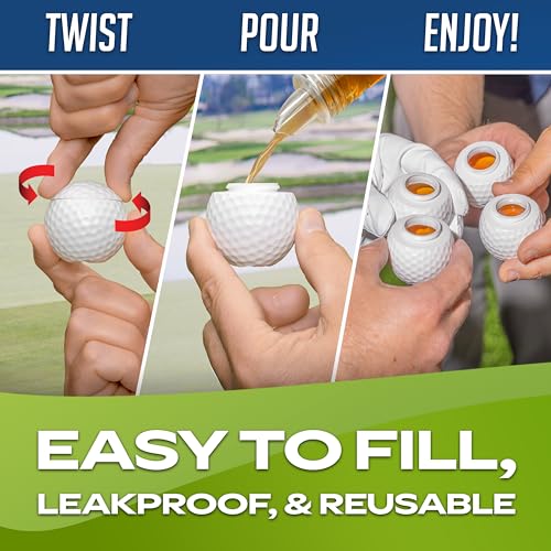 GoSports Mulligan Shots Golf Ball Shot Glasses