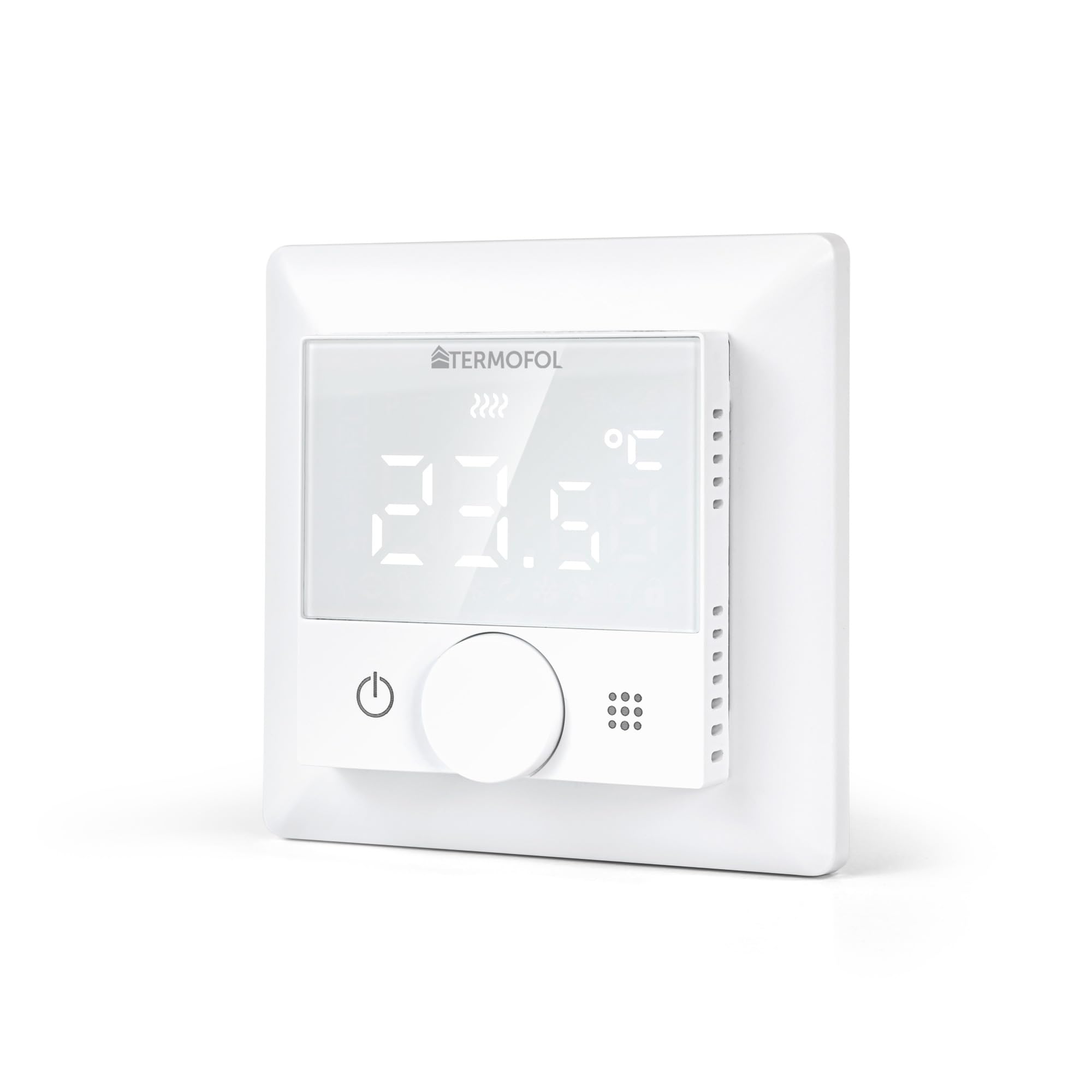 Termofol Elektrische Fußbodenheizung Heizfolie 230V - mit Thermostat H5 - Leistung 140 W/m2 - Oberfläche 10m² - Fussbodenheizung Elektrisch Komplettset fur Fußboden-, Wand- oder Deckenheizung