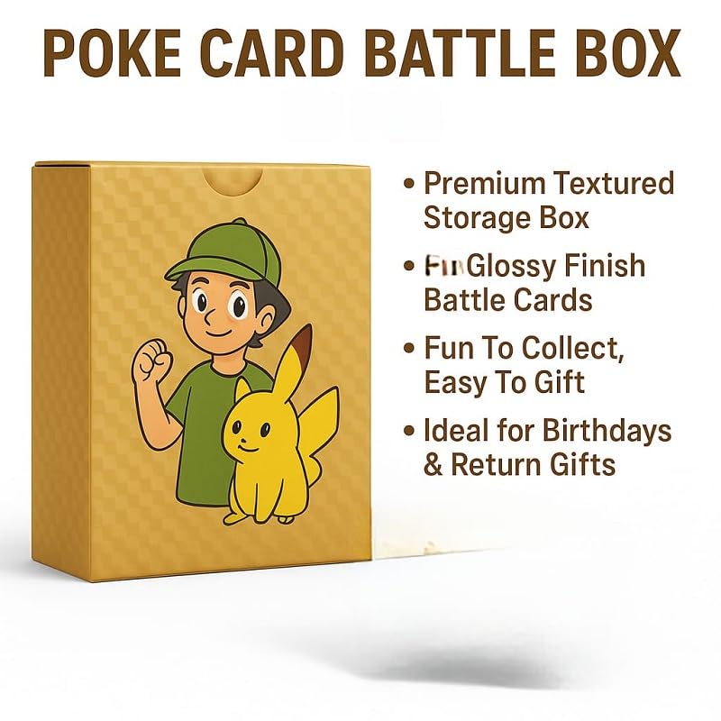 SHOPISTRY by TMS-Poke 55 PCS Golden Foil Card Assorted Cards TCG