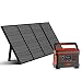 Produktbild Domfish Solargenerator 600 Pro, 600W Solar Power Station 600Wh Tragbares Powerstation mit 100W Solarpanel,Unterstützt die AC/DC Lademethode für Campingtour, Outdoor Abenteuer und Notfall