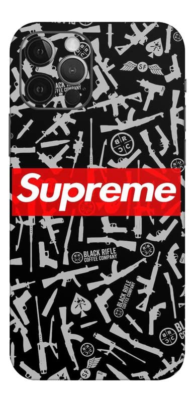 Image of Mobile Skin Sticker Compatible with Apple iPhone 12 Pro Max Skin Not Back Cover, Camera & Back Protector Mobile Skin Wrap; iPhone 12 PRO MAX-KE-322