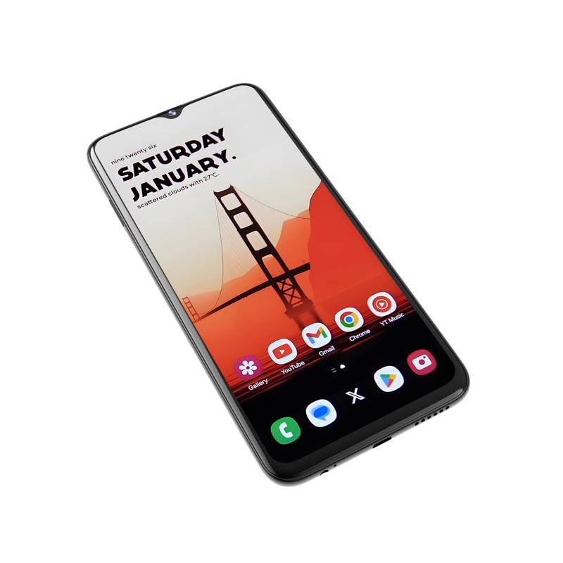 POZZI Turbo 6.79” HD+ Display | 128GB + 6GB RAM | 4G LTE Unlocked Smartphone | Android 14 | Octa Core Processor | 50MP Camera | 5,000 mAh Battery | Dual Nano SIM | Black | Compatible with T-Mobile