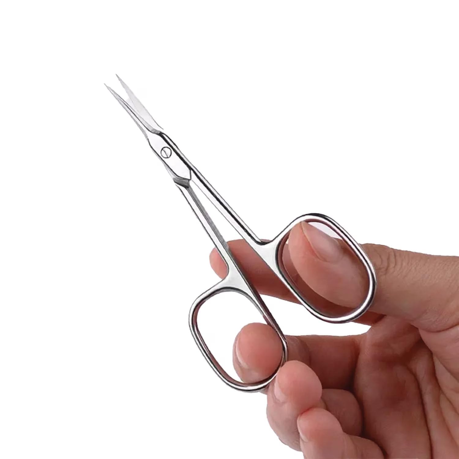 TEMPERIA Scissors for Eyebrow, Nose Hair, Moustache, Beard Cutting Trimming for Men & Women | Safety Curved Design & Premium Non Rusting Metal | Small Grooming & Shaving Scissor | 1 Eyebrow Scissor-picture-12