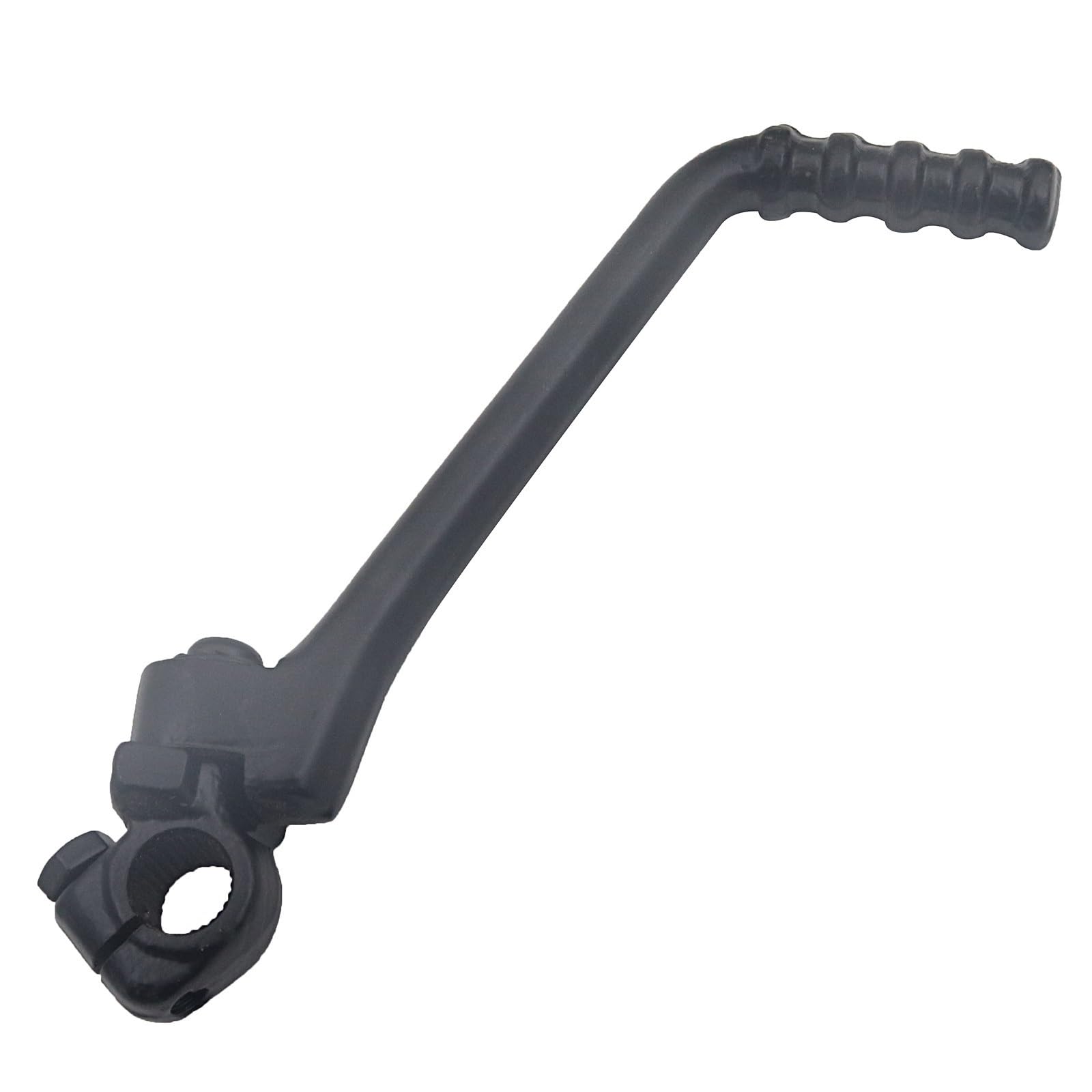 Pedivella Accensione Moto Leva di avviamento a pedale per motocicletta con foro, adatta per 50 cc, 70, 90, 110, 125, 140(13mm black)
