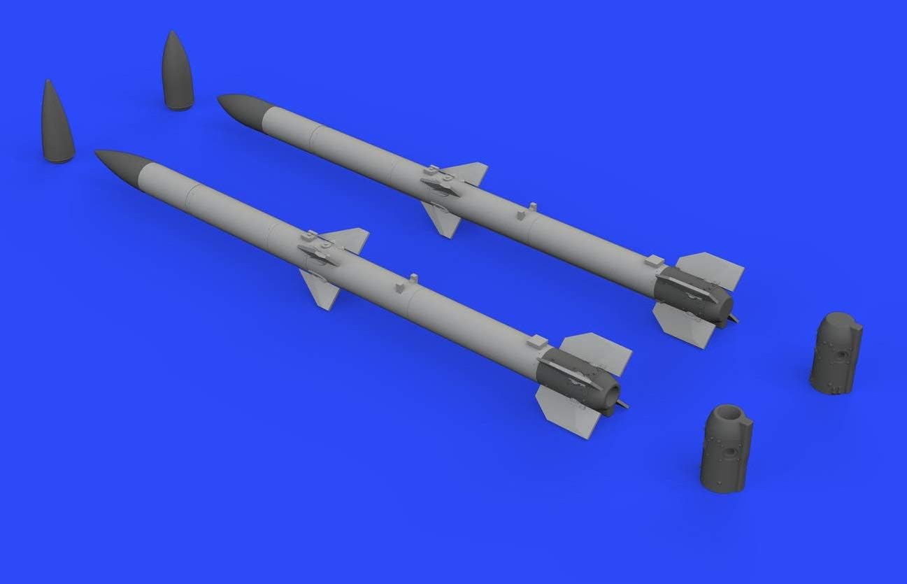 Eduard EDB632133 1:32-AIM-120C AMRAAM Model Kit Brassin, Various