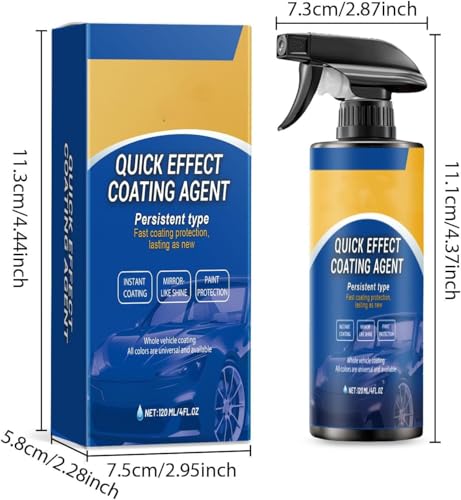 Agente de Recubrimiento Rápido para Auto, Spray de Cera Protector miniatura 7