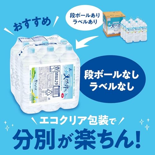 サントリー サントリー天然水 ラベルレス 2L×9本 の商品画像 7