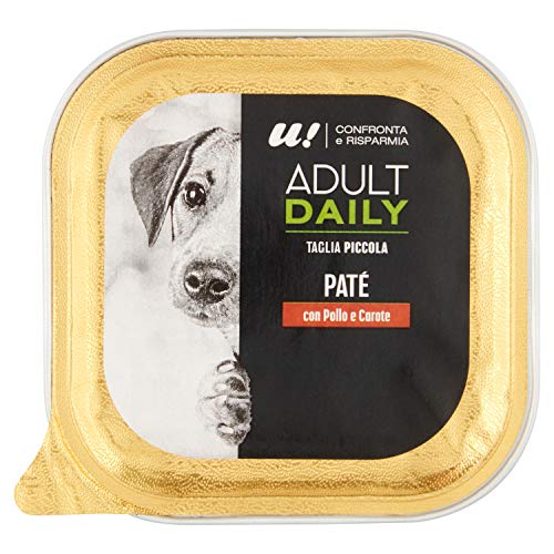 U! Confronta & Risparmia Patè con Pollo e Carote per Cani, 150g