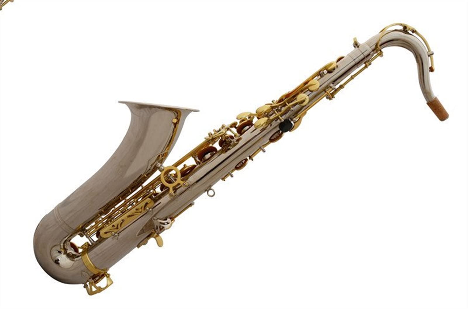 B Flat Sassofono Tenore Nichelato Oro Chiave Sassofono Principianti Prestazioni Professionali Entry-Level Sax Ottone