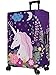 OSVINO Cartoon Cute Unicorn Luggage Cover Durable Elastic Travel Suitcase Protector, Unicorn E, S(for 19"-21" Luggage)