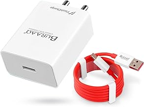 44 Watt Flash Charger Type C| Compatible with VIVO, Samsung, Oppo, Realme, OnePlus, Mi & Other Android| Type C Charger| PD Charger| SUPERVOOC, Super Dart, Dash/WARP| BIS Certified|