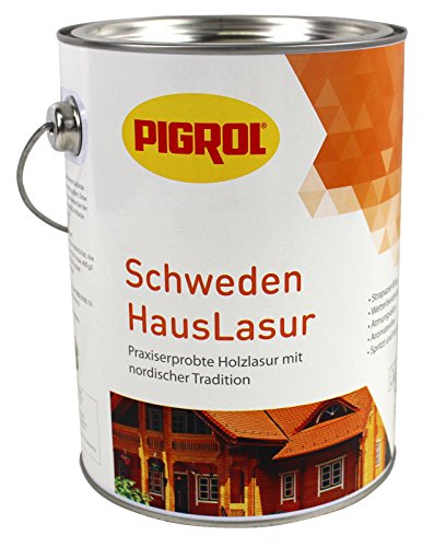 Preisvergleich Produktbild Pigrol Schwedenhauslasur 2,5L farblos Dickschichtlasur für alle Hölzer im Außenbereich