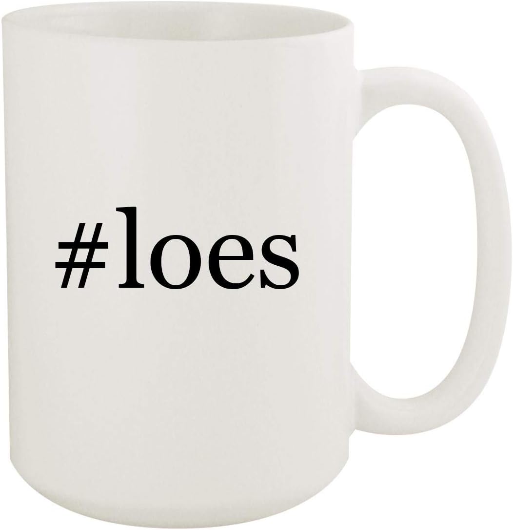 #loes - 15oz Hashtag White Ceramic Coffee Mug