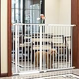 MAKING SAFETY EASY: Treppe Tor für Funktionalität Built arbeitet das Außen Retractable Tor sowohl als Kleinkind Tor und ein Haustier Tor Unfug durch die Bereitstellung eines sicheren enthalten zu halten, off-Umgebung zu spielen geschlossen.