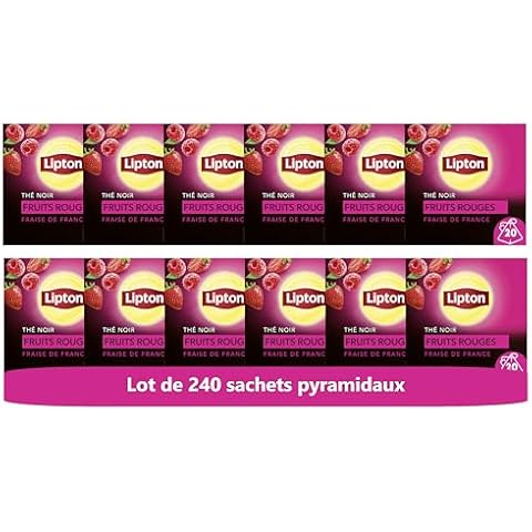 Thé Noir Fruits Rouges Lipton Cover