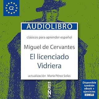 Diseño de la portada del título El licenciado Vidriera, Miguel de Cervantes (C2)