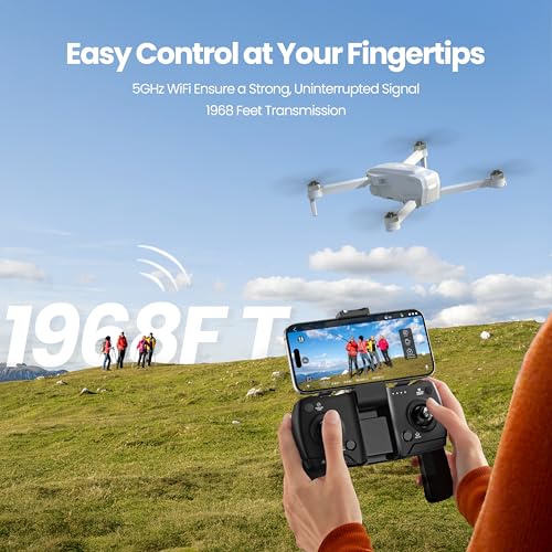 GPS Drones with Camera for Adults 4K, Brushless Motor FPV Drone with Auto Return, Follow Me,Tap Fly & Circle Fly, Under 249g, 46 Mins Flight, Foldable Drone for Adults Beginners - Image 6
