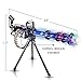 ArtCreativity Light Up Rotary Machine Toy Gun with Tripod Stand - Rotating Barrel, LED and Sound Effects - 23 Inch Pretend Play Military Rifle - Batteries Included - Gift for Kids