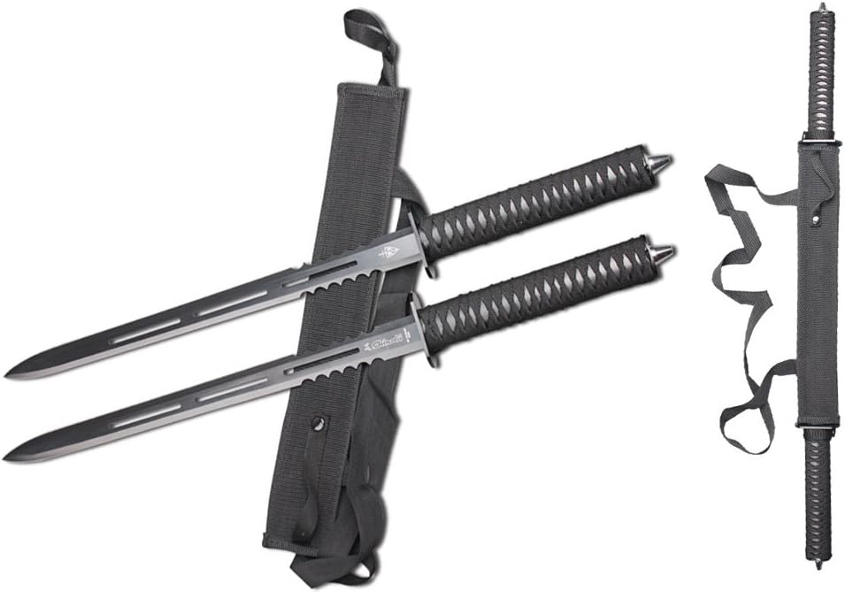 23 1/2-inch Dual Tactical Ninja Sword Machete