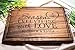 Personalized Cutting Board, Custom Wedding, Anniversary or Housewarming Gift Idea, Wood Engraved Charcuterie, for Couples or Family, Season with Love Design 032