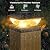 Solar Post Cap Lights Outdoor: 6 Pack 48 LED Fence Post Solar Lights, Solar Powered 2 Lighting Modes 4x4 Post Solar Lights for Garden Patio Deck Step Decor, Fit 3.5x3.5 5x5 Vinyl Wooden Lamp Post