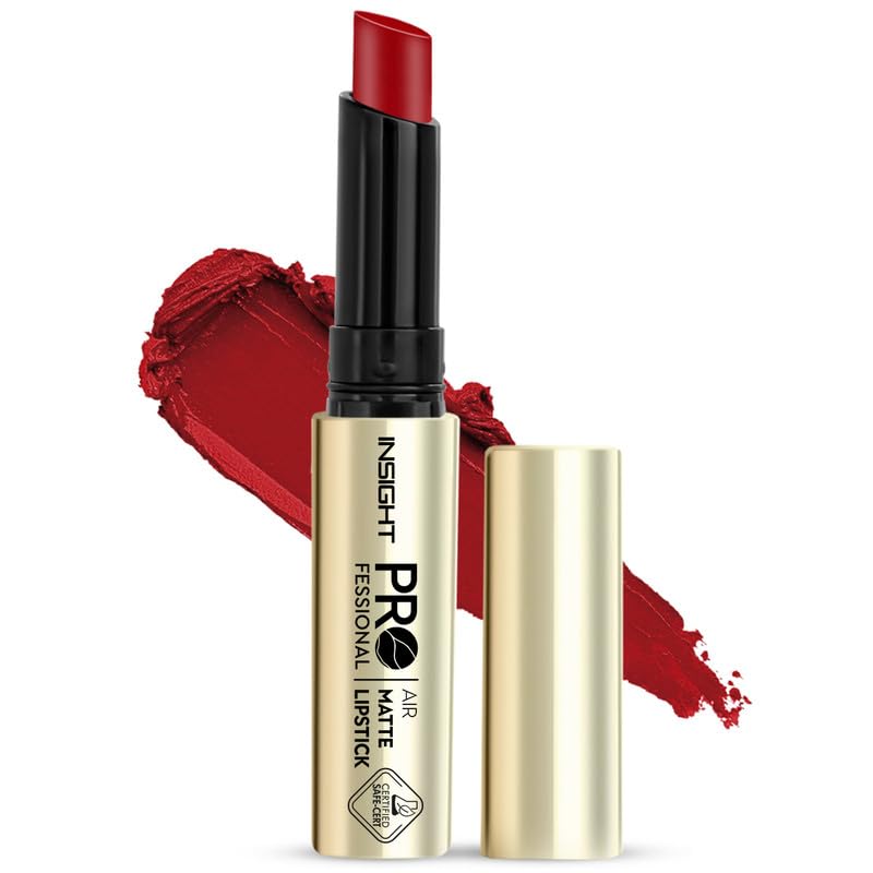 Image of INSIGHT Professional Air Matte Lipstick | Smooth Finish | All Day Comfort | Infused with Rosehip Oil and Avocado Butter | One Swipe Color - (Tiana) (3g)