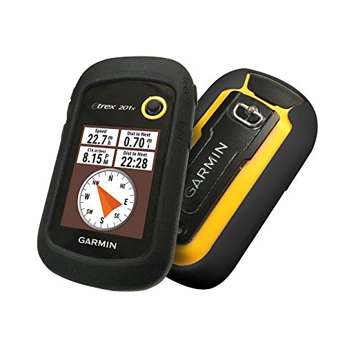 Tuff-Luv carcasa de silicona para Garmin eTrex 10u00a020u00a030u00a020u00a0x 30u00a0x 201u00a0x 209u00a0x 309u00a0xu00a0u0096u00a0negro